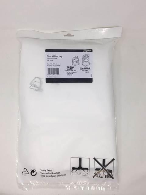 Nilfisk original Vlies Filtersack VPE 5 Stück
