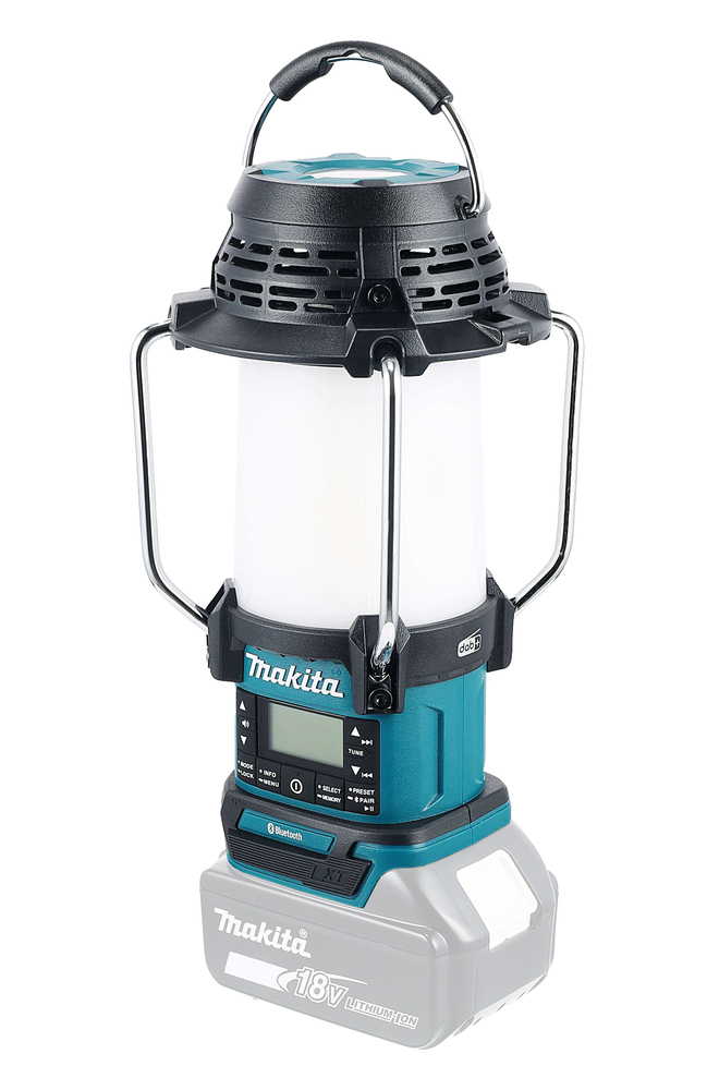 Makita DMR056 14,4 V / 18 V Campingleuchte mit Radio DAB+ und Bluetooth