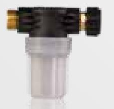 Wasserfilter kpl. mit Überwurfmutter mit ange- spritztem Gewinde 3/4''
