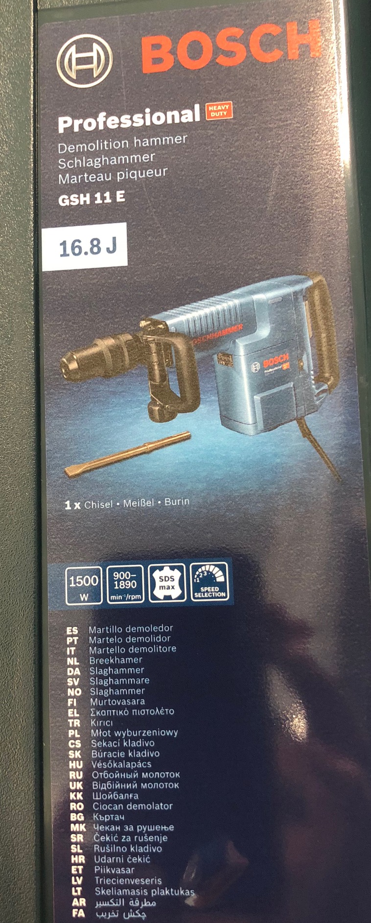 Bosch Meißelhammer GSH11E