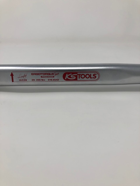 KS TOOLS Ratschen Drehmomentschlüssel 1/2 Zoll 2k Grip Griff 40-200 Nm