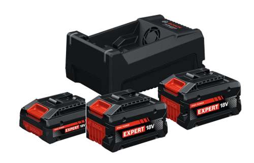 Bosch Star­ter­kit 3xEX­BA18V-40 + GAL12V/18V-80