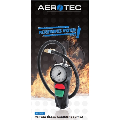 Aerotec Druckluftwerkzeug Reifenfüller ungeeicht mit 30 cm