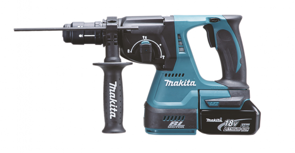 Makita 18V Akku-Kombihammer DHR243RT3J inkl. 3 5Ah Akkus und Ladegerät in MAKPAC