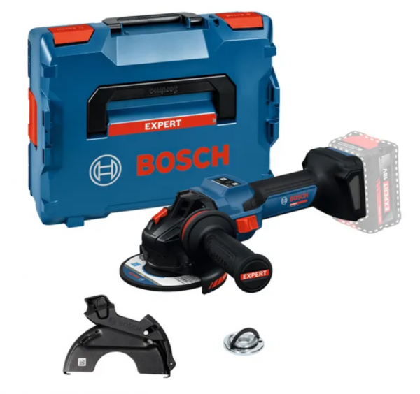 Bosch EXPERT Akku-Winkelschleifer mit X-LOCK EXWX18V-15S in L-BOXX