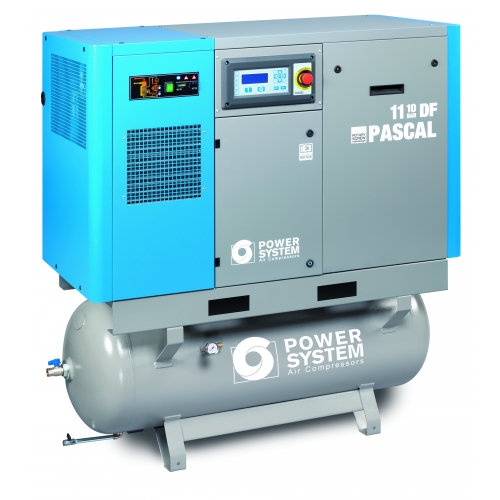 Schraubenkompressor Powersystem PASCAL 4-10 270 L Tank mit Trockner