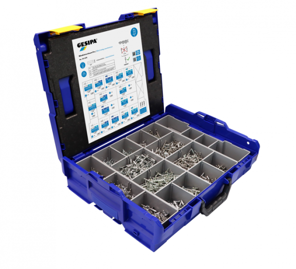 Gesipa Blindnietesortiment Pro 1578-Teilig in der L-BOXX