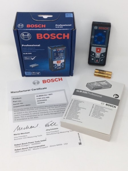 Bosch Laser-Entfernungsmesser GLM500 0601072H00