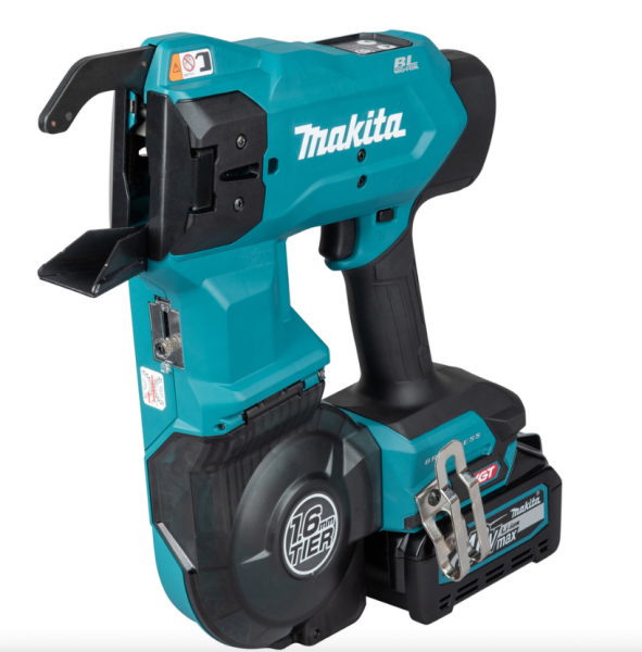 Makita 40V Akku-Bewehrungsverbinder TR001GM202 - inkl. 2 Akkus, Ladegerät MAKPAC und Zubehör