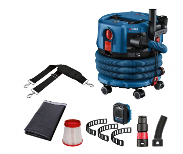 Bosch Akku-Staubsauger BITURBO GAS 18V-12 MC, M-Klasse ohne Akku und Ladegerät