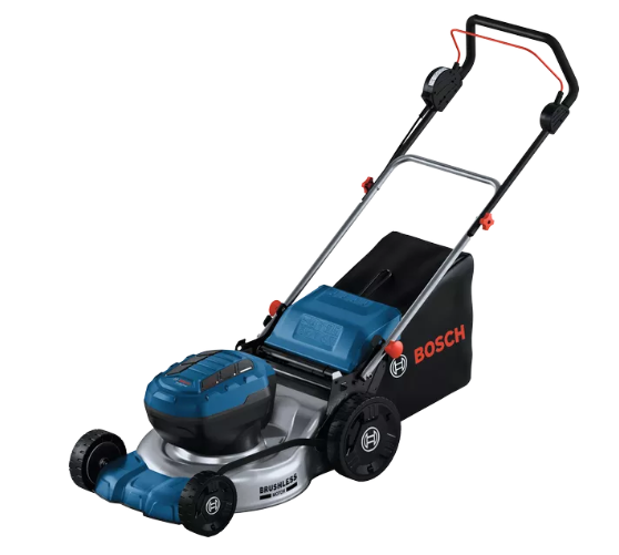 Bosch Rasenmäher GRA 18V2-46 Professional, Akku, 2x18V, Schnittbreite 46cm, Fangkorb 60 Liter