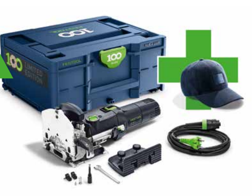 Festool Dübelfräse DOMINO DF 500 Q-Plus 100Y Limited Edition