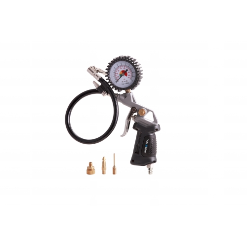 Aerotec Druckluft Reifenfüller Luftdruckprüfer PSI 30 cm Schlauch