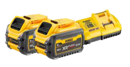 DeWalt Akku-Starter-Set, inklusive 2x Akku und 1x Schnellladegerät DCB118T2