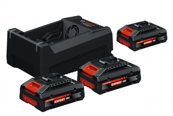 Bosch Star­ter­kit 3xEX­BA18V-40 + GAL12V/18V-80