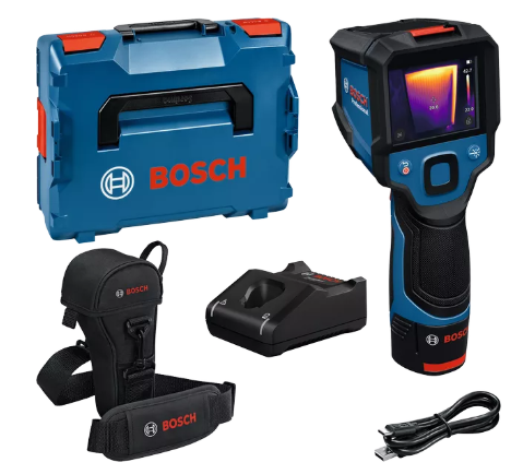 Bosch Wärmebildkamera GTC 12V-450-13, mit 1 x Akku GBA 12V 2.0Ah + Schnellladegerät, in L-BOXX