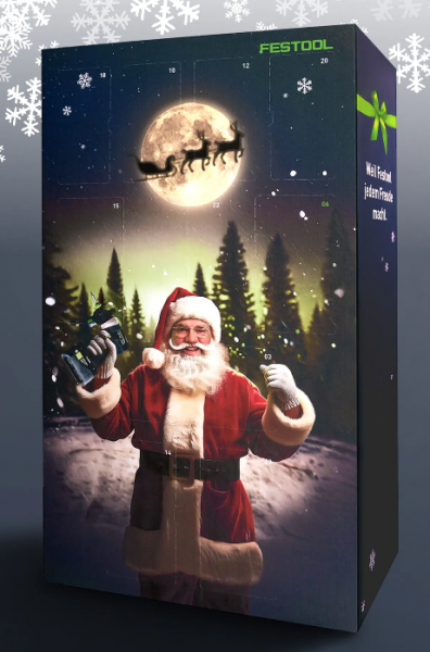 Festool Adventskalender 2025 für Handwerker – 24 Tage voller Werkzeugfreude!