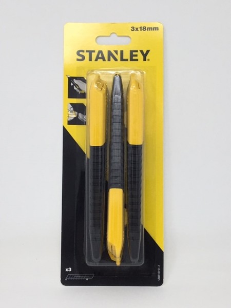 Stanley SM Cuttermesser 18 mm 3er Set